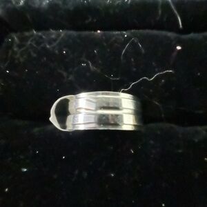 Silver Double Band Ring